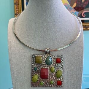 Vintage Branded Southwestern Inspired Collar Necklace